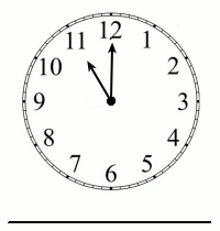 Time Worksheets for Telling the Time with Clock Faces. Worksheet #10