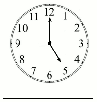 Time Worksheets for Telling the Time with Clock Faces. Worksheet #6