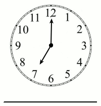 Time Worksheets for Telling the Time with Clock Faces. Worksheet #2
